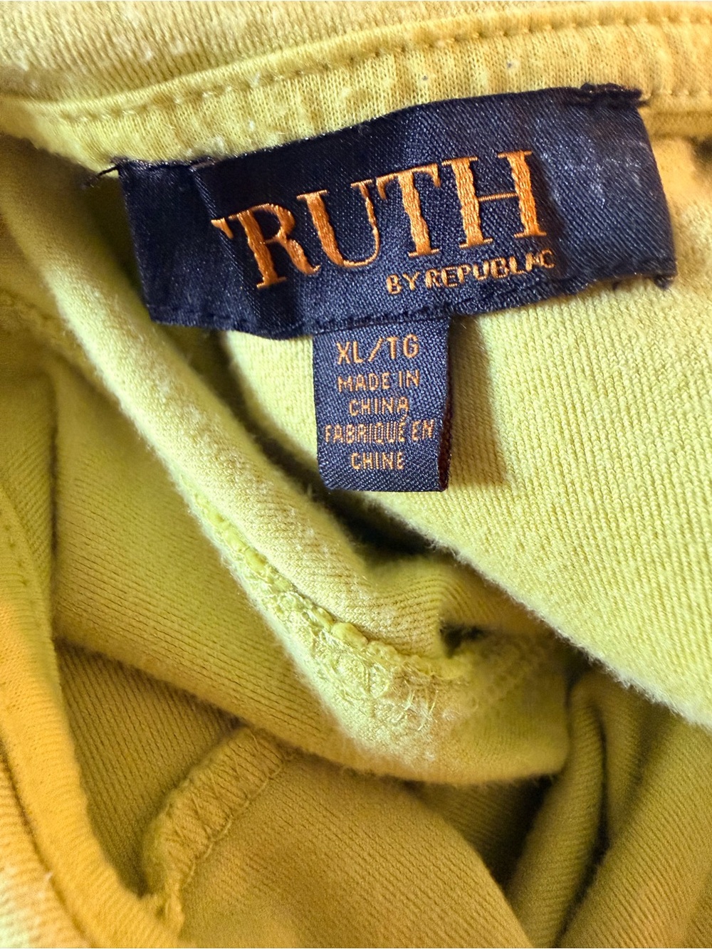 Truth by Republic Chartreuse Green Velour Hoodie & Wide-Leg Pants Set - Picture 6 of 6
